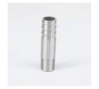 2pc 1/4" BSPT Male x Fit 1/2" I/D Hose Barb 304 Stainless Pipe Fitting Hosetail Connector Water Gas Oil