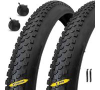 2PC 27.5x2.6 Neumáticos Bici con Cámaras de Aire Válvula Americana 48mm