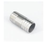 2pc 3/4" BSPT Male x Fit 1" I/D Hose Barb 304 Stainless Pipe Fitting Hosetail Connector Water Gas Oil