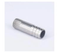2pc 3/8" BSPT Male x Fit 5/8" I/D Hose Barb 304 Stainless Pipe Fitting Hosetail Connector Water Gas Oil