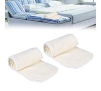 2PC 4Layers Bamboo Fiber Adult Incontinence Paño Forro Liner Pañal Insertar Pad
