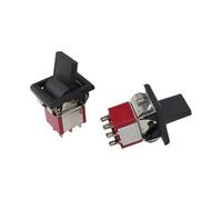 2PC 6 Pin 3 Position Quick Reaction Toggle Switch self-locking 5A/125V 2A/250V SPDT ON-OFF-ON Controls Switches