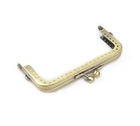 2pc 8.5-18.5cm Metal Purse Frame Handle For Clutch Bag Handbag Accessories Making Kiss Clasp Lock 4 Colors(8.5cm-copper)