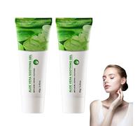 2PC Aloe Vera Pure Natural Gel, Natural Soothing Nourishing, Moisturizing Firming Cream, Pleasant Non-Greasy Texture Nourishes, Hydrates and Refreshes Your Skin Excellent After Hair Removal After Sun