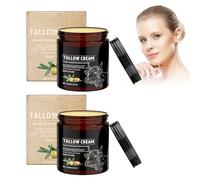 2Pc Beef Tallow Cream,Beef Tallow Crema Para El Cuidado De La Piel,Tallow And Honey Balm,Crema De Sebo De Res,Humectante De Sebo De Res,Loción En Crema Hidratante De Sebo Natural Para Pieles Sensibles