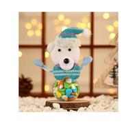 2pc Candy Jar, New Year Gift Bags Candy Jar Storage Bottle Santa Bag Sweet Christmas Candy Bag Boxes