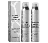 2PC Champú seco | Volumizante de spray champú seco | Fresco instantáneamente Polvo Dries Champúas cabello Tamaño viaje | Natural invisible cabello se seca niebla con colágenos regordetes