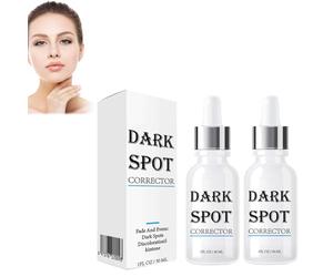 2pc Crema Eliminadora de Manchas Oscuras,Serum Antimanchas Facial,Hidratante y rejuvenecedor facial Crema Iluminadora de Cuidado Eliminar las manchas faciales Alivia la melanina de la piel del rostro