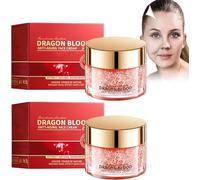 2Pc Crema Facial De Sangre De Dragón,Retinol Placenta Royal Dragon Blood Cream,Crema De Sangre De Dragón De Placenta De Retinol,Crema Facial De Sangre De Dragón Real,Mejorando La Piel Seca y Áspera