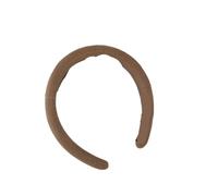 2pc Fashion Sponge Hairband Women's Girls Elegant Head Band Women Makeup Face Hair Accessories Woman Hair Stuff for Girls(2pcs Light Coffee)
