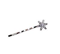 2pc Geometric Stars Moon Rhinestone Hair Clip Set Snowflake Star Bride Hairpins Women Side Barrettes Accessories(Color 07)