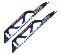 2PC Hoja Sierra Sable 305mm S1243HM para Madera, Hormigón Poroso, Ladrillo, Placa de Cemento