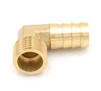 2pc Hose Barb I/D 16mm x 1/2" BSP Male Thread Elbow Brass coupler Splicer Connector fitting HSMXNEONJB