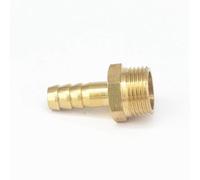 2pc Hose I/D 8mm x 3/8" BSPP Male Thread Brass Coupler Splicer Connector Fitting For Fuel Gas Water 0.8 Mpa