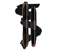 2pc Instant Root Cover-Up Stick,Root Color Stick,Natural Concealer for Hairline,3 Colors Double Ended Hairline Powder for Thinning Hair,Hair Loss,Gray Hairs Coverage,Portable Design (1)