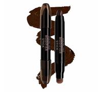 2pc Instant Root Cover-Up Stick,Root Color Stick,Natural Concealer for Hairline,3 Colors Double Ended Hairline Powder for Thinning Hair,Hair Loss,Gray Hairs Coverage,Portable Design (2)