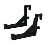 2pc Juego Consola Agujero Tablero Pared Soporte Soporte Base Soporte Para PlayStation Portal Handheld Para SKADIS (Negro)