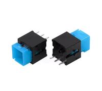 2pc KAN-43-01 3-pin in-line car button Switch glasses case accessories self-locking