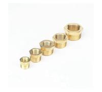2PC M10x1 Female - 3/8" BSP Male Brass Reducer Reducing Adapter Fitting Gas Water Fuel Pressure Gauge SMGLRUEAT