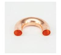 2PC OD 12.7x0.7x32mm U Type 180 Degree Bend Copper Weld Pipe Connector Fitting