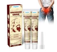 2PC Pomada hemorroidales, Pomada para las Hemorroides, Crema para Hemorroides, Alivio de acción rápida contra la picazón y el Ardor externos, Ungüento hemorroidales Hombres y Mujeres