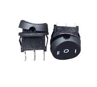 2pc R13-211 boat-shaped switch button 3-position 3-pin circular toggle power supply 10A125V