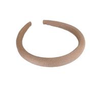2pc Retro Coffee-Colored Pinstriped Headbands Hair Band For Womans Girl Elegant Hair Hoop Lady Fashion Hair Accessories(B-Khaki)