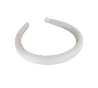 2pc Retro Coffee-Colored Pinstriped Headbands Hair Band For Womans Girl Elegant Hair Hoop Lady Fashion Hair Accessories(A-White)