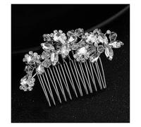 2pc Silver Color Wedding Hair Combs Hairpins Crystal Rhinestone Bride Accessories Women Tiara Bridal Jewelry(J5280S)