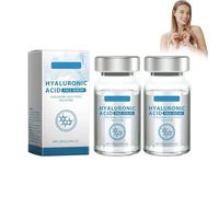 2PC Sistema de Microinfusión para Cara, Hyaluronic Acid Facial Serum | Hidrata y nutre la piel, mejora las arrugas finas del rostro y da luminosidad al cutis; apto para todo tipo de pieles