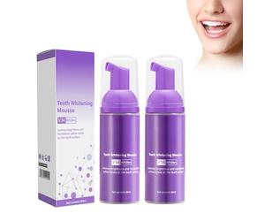 2PC V34 Pasta De Dientes Morados,v34 Teeth Whitening,Dientes Blancos Pasta De Dientes Púrpura,Purple Blanqueador Dental,Diente Pasta Corrector Purple,Profunda Que Elimina Las Manchas De Los Dientes