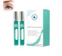 2PC Vision Enhance Roller,Instant Eye Cream,Eye Serum,Atenúa Las Ojeras Y La Opacidad,Alivia La Fatiga De La Zona Del Contorno De Los Ojos Y Reafirma Y Reafirma La Piel Para Eliminar Las Arrugas Finas