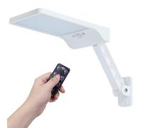 (2pc White) Solar Street Light Wall Led Motion Powered Outdoor Sensor Pir Garden
