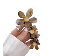 2pc Women's Hair Ties Pearl Flower Bubble Braid Telephone Line Band For Cute Fashion Style Pink Simple(Color5)