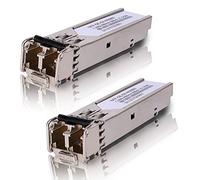 2PCS 1.25G SFP 1000Base-SX, 850nm MMF, hasta 550 metros, para Cisco GLC-SX-MMD/GLC-SX-MM/SFP-GE-S, Meraki MA-SFP-1GB-SX, Fortinet, Ubiquiti UF-MM-1G, Mikrotik S-85DLC05D y más