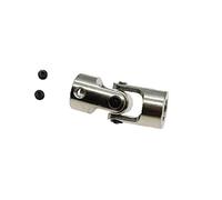2PCS 10x10mm Metal Universal Joint Coupling Steering Connector Motor Shaft Connecting Joint Parts for RC Mini Car Boat Boats Accessories