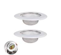 2PCS 11,5 cm Filtro Fregadero de Acero Inoxidable, Filtro Desague Ducha - Rejilla Desagüe para Cocina y Lavabo - Tamiz de Drenaje Robusto y Fácil de Limpiar