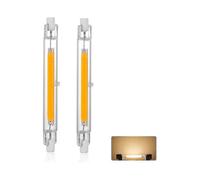 (2pcs,110V -)R7s Led Bulb 118mm 30w Dimmable, Warm White 3000k 3000lm, Linear Replace J118 300w Halogen Lamp -