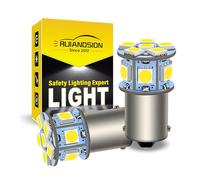2pcs 1156 5050 BA15S LED Bombilla 5050 12SMD Chipsets Blanco/ámbar/Rojo Coche Lámpara Automotriz Bombilla 6V 12V 24V Reemplazo Bombilla para Luz de marcha atrás, Luz de señal de giro, Luz de cola