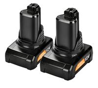 2Pcs 12V 6000 mAh Li-Ion BAT420 Batteria per Bosch 12V | Batteria di ricambio per Bosch 2607336013, 2607336014, BAT411, BAT411A, BAT412A