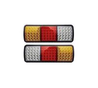 2Pcs 12V 75 LED Waterproof Taillights for Truck RV Van Bus Trailer Lights Signal Indicator Brake St