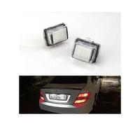 2PCS 12V White No Error LED Number License Plate Light for Mercedes-Benz W204 W204 5D W212 W216 W221