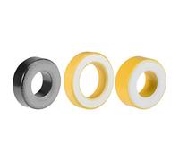 2pcs 14,2 x 27,3 x 11 mm anillo de ferrita polvo de hierro huesos toroides amarillo blanco