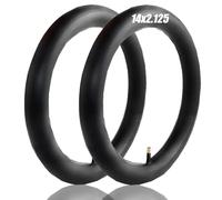 2PCS 14" Bike Tire Tubes 14x1.75/1.95/2.125/2.40/2.50 AV Schrader Valve 14" Bicycle Tubes Premium Butyl Inner Tube(14X2.125)