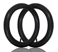 2PCS 14 Inch Bike Tubes,14 * 1.75/1.95/2.125/2.4 Inner Tube with 32mm Schrader Valve and Installation Accessories(14x2.4)