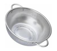 2PCS 16/19/22/31CM All Purpose Stainless Steel Fine Mesh Strainer Net Baskets With Handles Resting Base Colander Set Kitchen Supplies para Pasta Verduras y Frutas