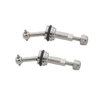2pcs 2 mm Eje de articulación Universal de Metal extendido Compatible con K969 K989 K979 P929 1 28 RC Partes de automóviles RC Reemplazo de terceros(Silver)