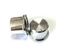 2pcs 25 * 17mm PiDO Potentiómetro Capa Del Codificador De Volumen De Volumen Paya De Audio Para La Perilla Del Potenciómetro Del Cónico Giratorio De 6mm Piesta De 6mm