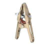 2pcs 260A Brass A Shape Ground Welding Earth Clamp Argon Arc Machine Welder Electrode Holder Clip Para Soldadora