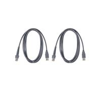 2pcs 2M USB Cable USB-A Male to RJ45 Cable for Datalogic CAB4120 QD2130 QD2110 GPS4490 Barcode Scanner